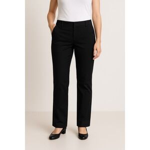 Old Navy Women's Black Stretch Chinos Size 10 Cotton‎ Blend Just Below Waist